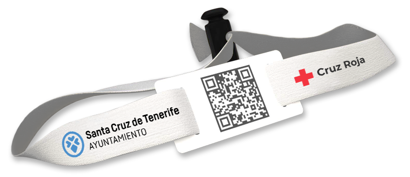 Pulsera SEQR Ayuntamiento de Tenerife y Cruz Roja